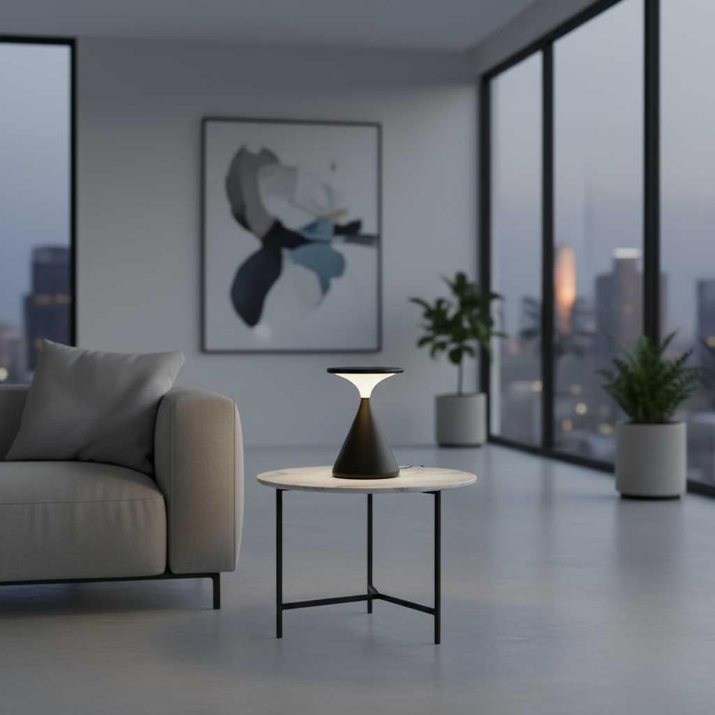 Aeron Hourglass | Cordless Table Lamp with Adjustable Brightness