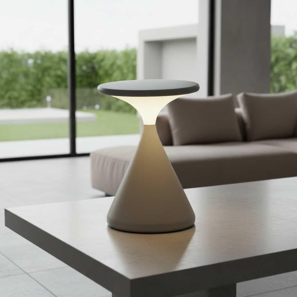 Aeron Hourglass | Cordless Table Lamp with Adjustable Brightness