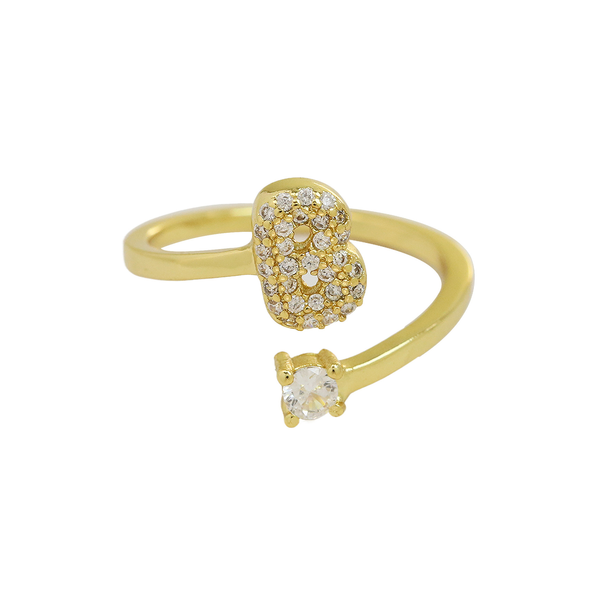 Bubble Initial Wrap Ring