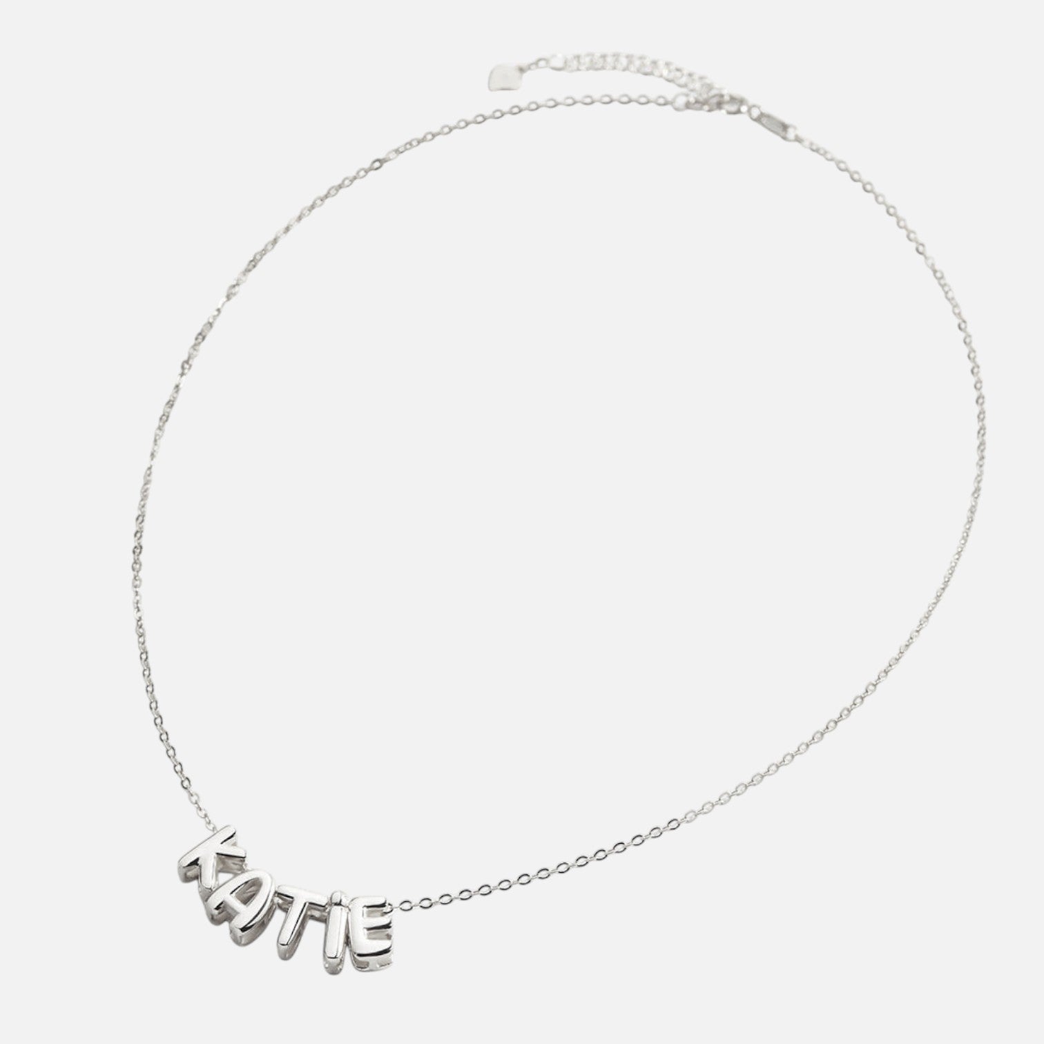 Bubble Letter Name Necklace