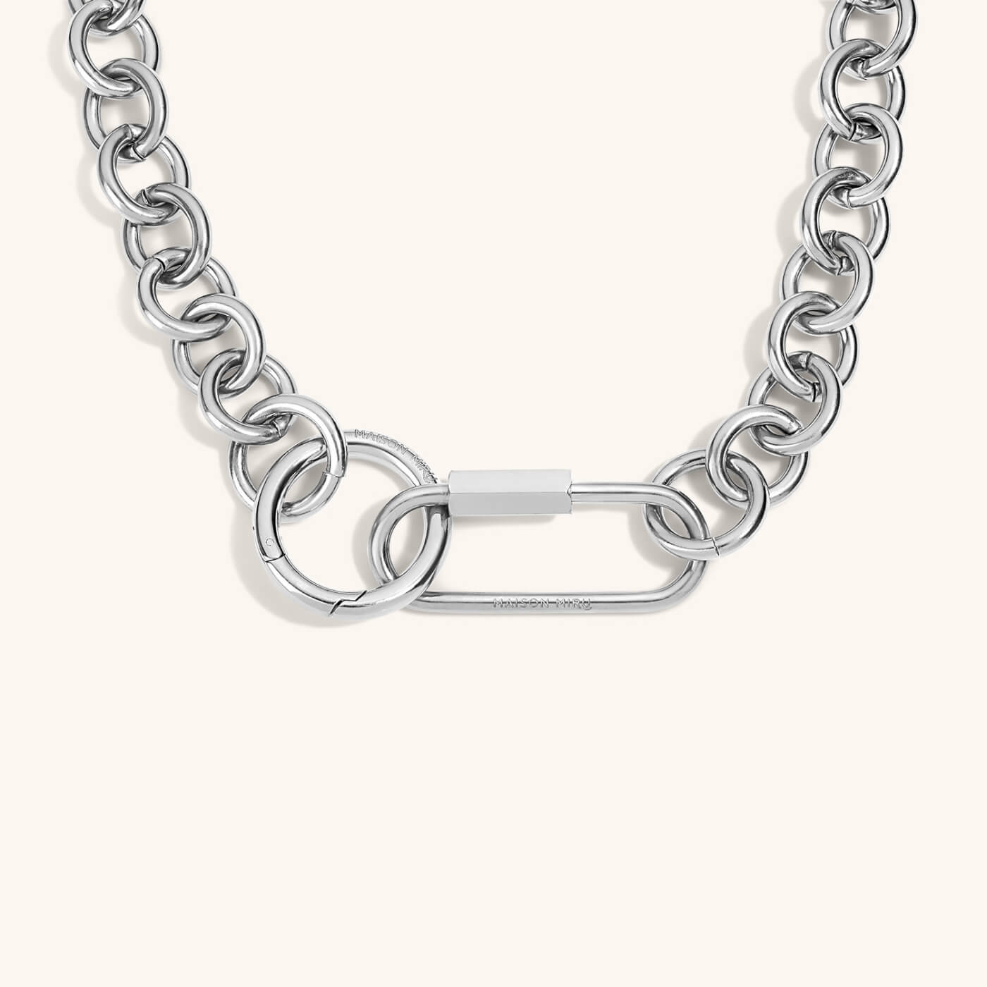 Bubble Lock Necklace