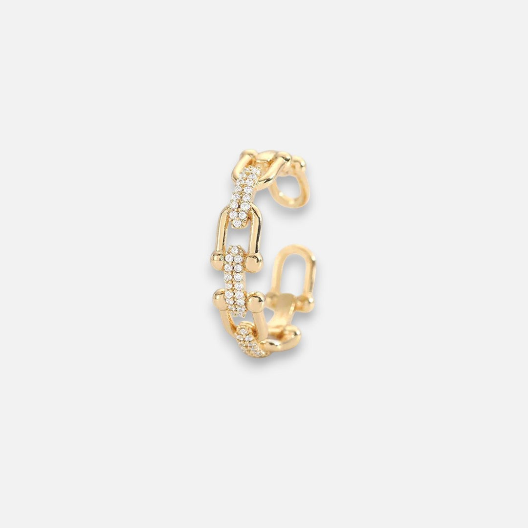Open Band Sparkle Ring