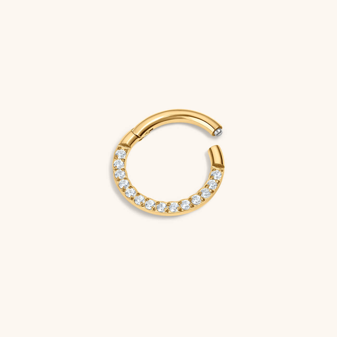 Cosmic Cartilage Hoop in 14k gold plated