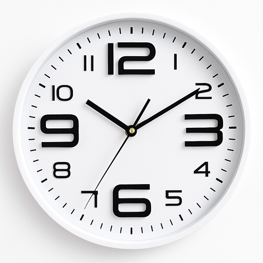 Colorful Cartoon Wall Clock | 30cm Kids Room Decor 0