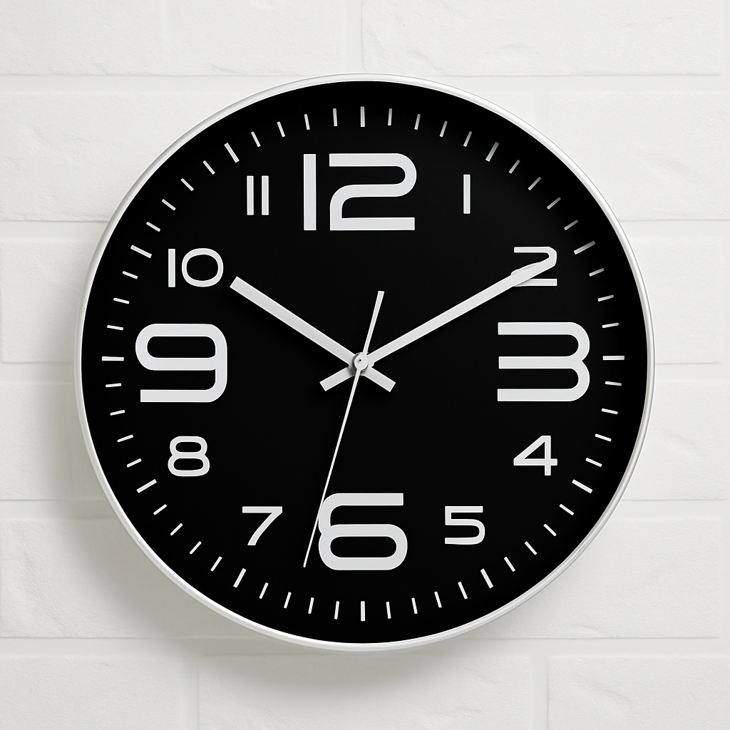 Colorful Cartoon Wall Clock | 30cm Kids Room Decor 3