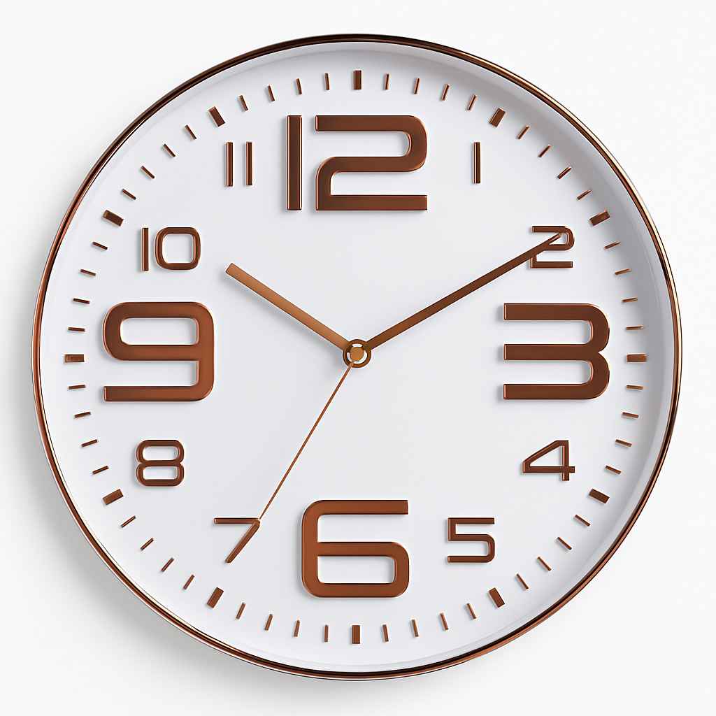 Colorful Cartoon Wall Clock | 30cm Kids Room Decor 4