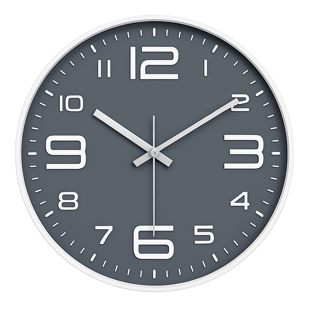 Colorful Cartoon Wall Clock | 30cm Kids Room Decor 5