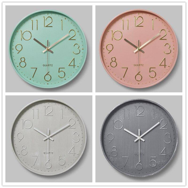 Colorful Modern Wall Clock | 30cm Home Decor 7