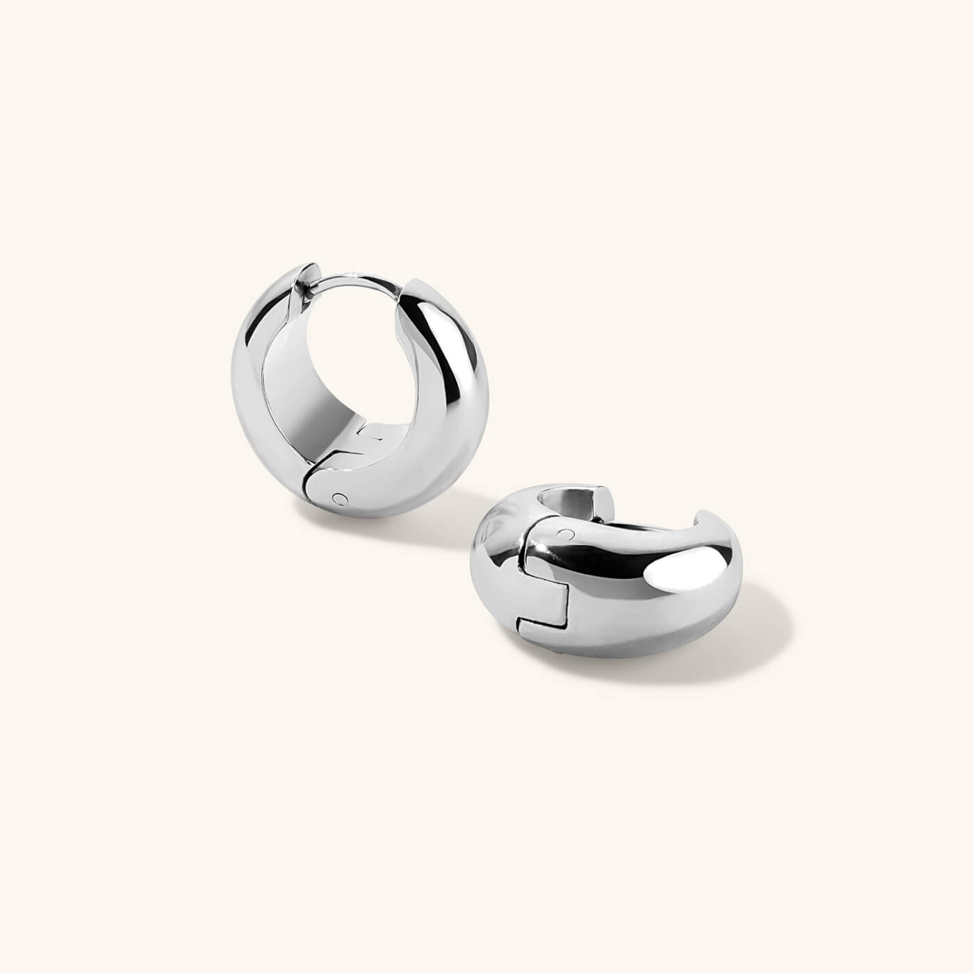 Dewdrop Huggie Hoops