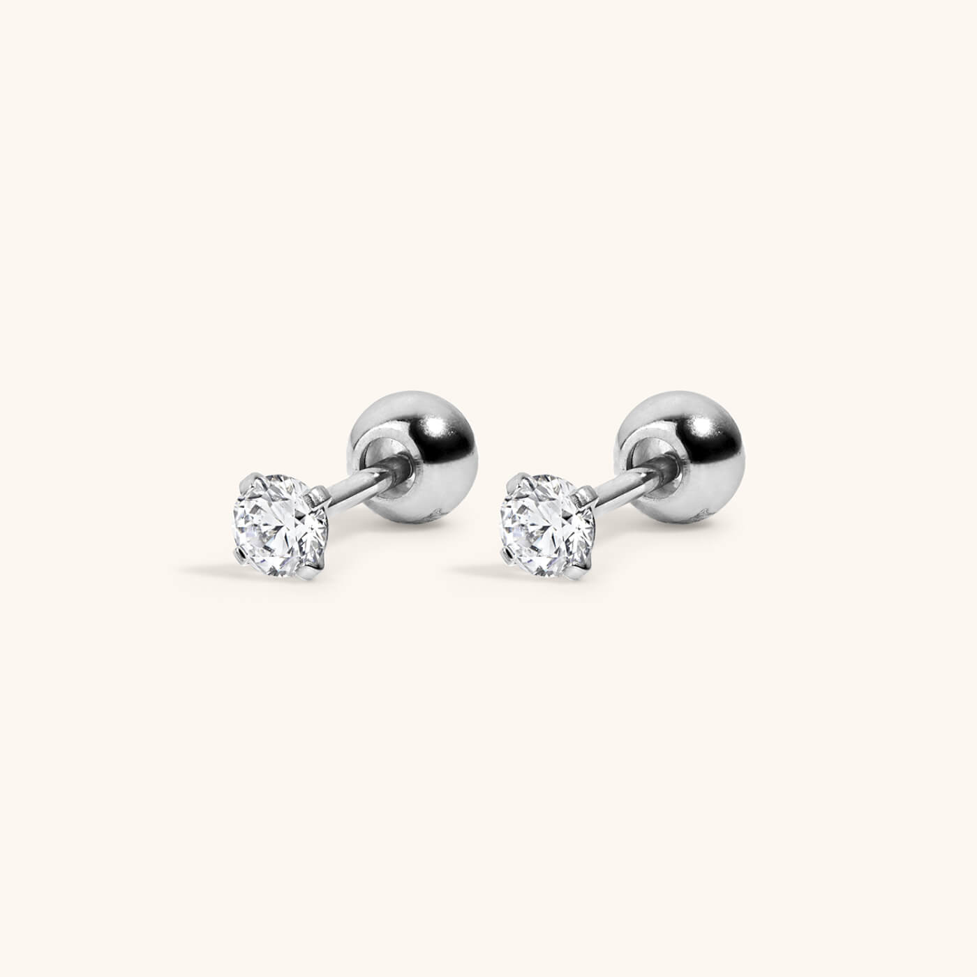 Celestial Crystal Solitaire Studs