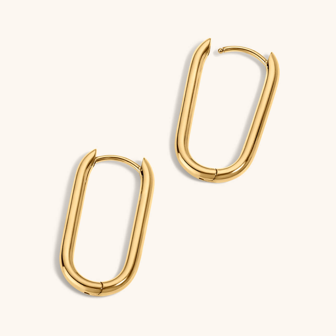 Halo Oval Hoops, 23mm