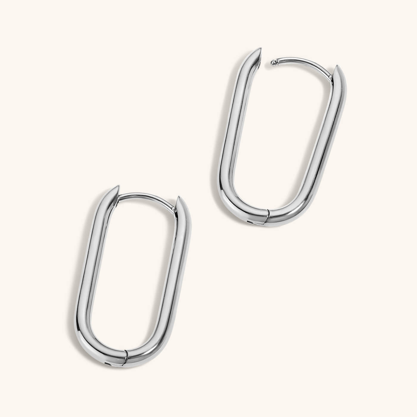Halo Oval Hoops, 23mm