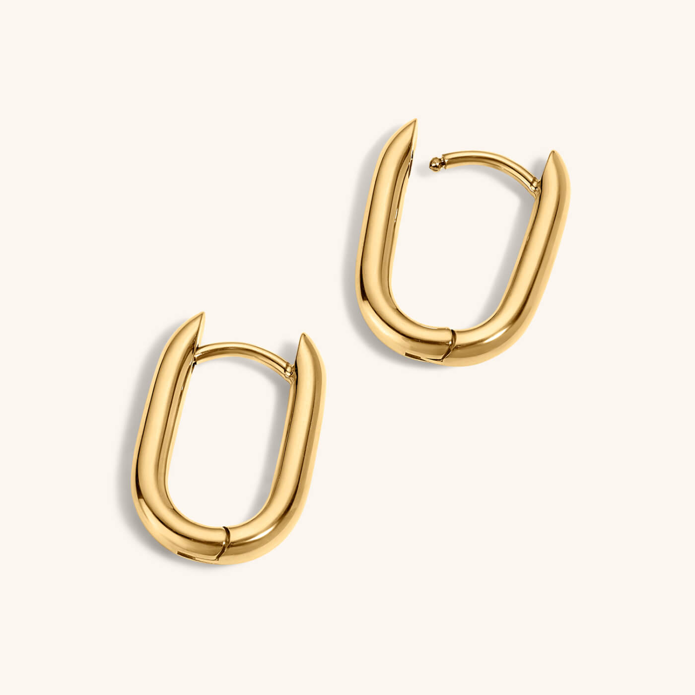 Halo Oval Hoops, 15mm