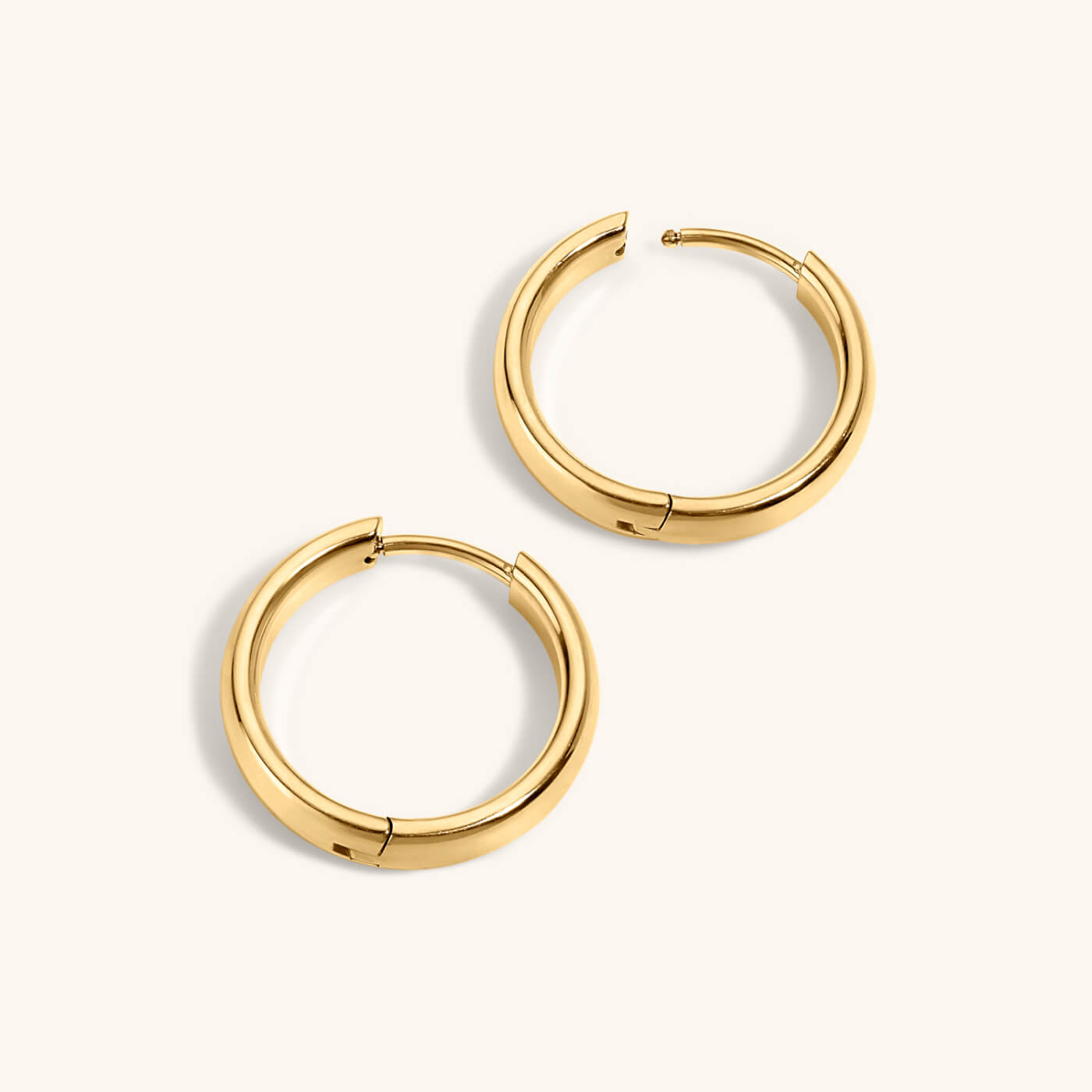 Bold Hoops, 14mm