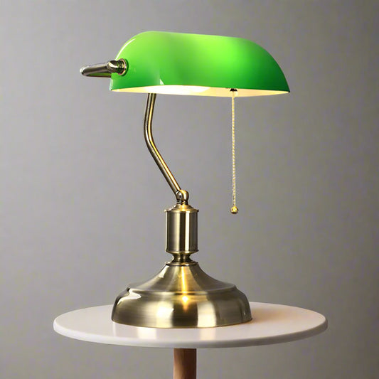 European Glass Table Lamp | Classic Bedside & Desk Lighting 0