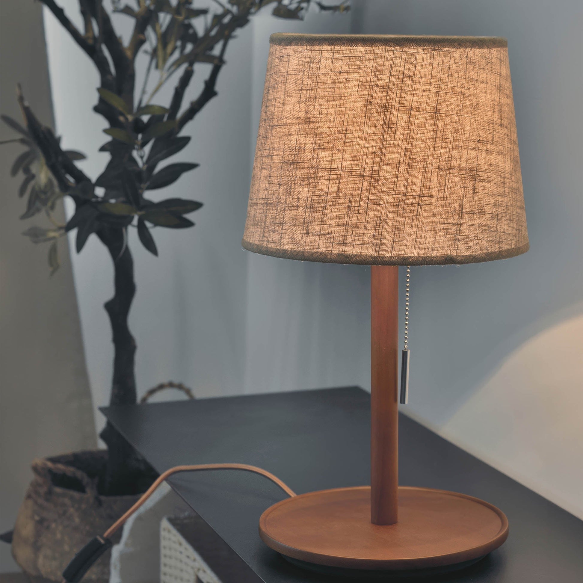 Gentle Glow Nordic Lamp | Walnut Wood Table Lamp 7