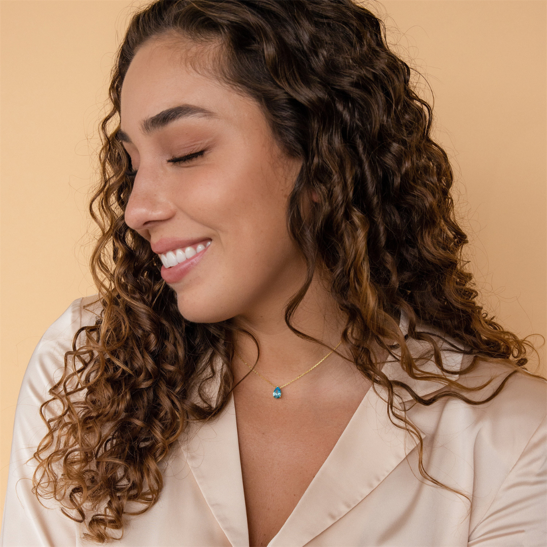 Glow Birthstone Pendant Necklace