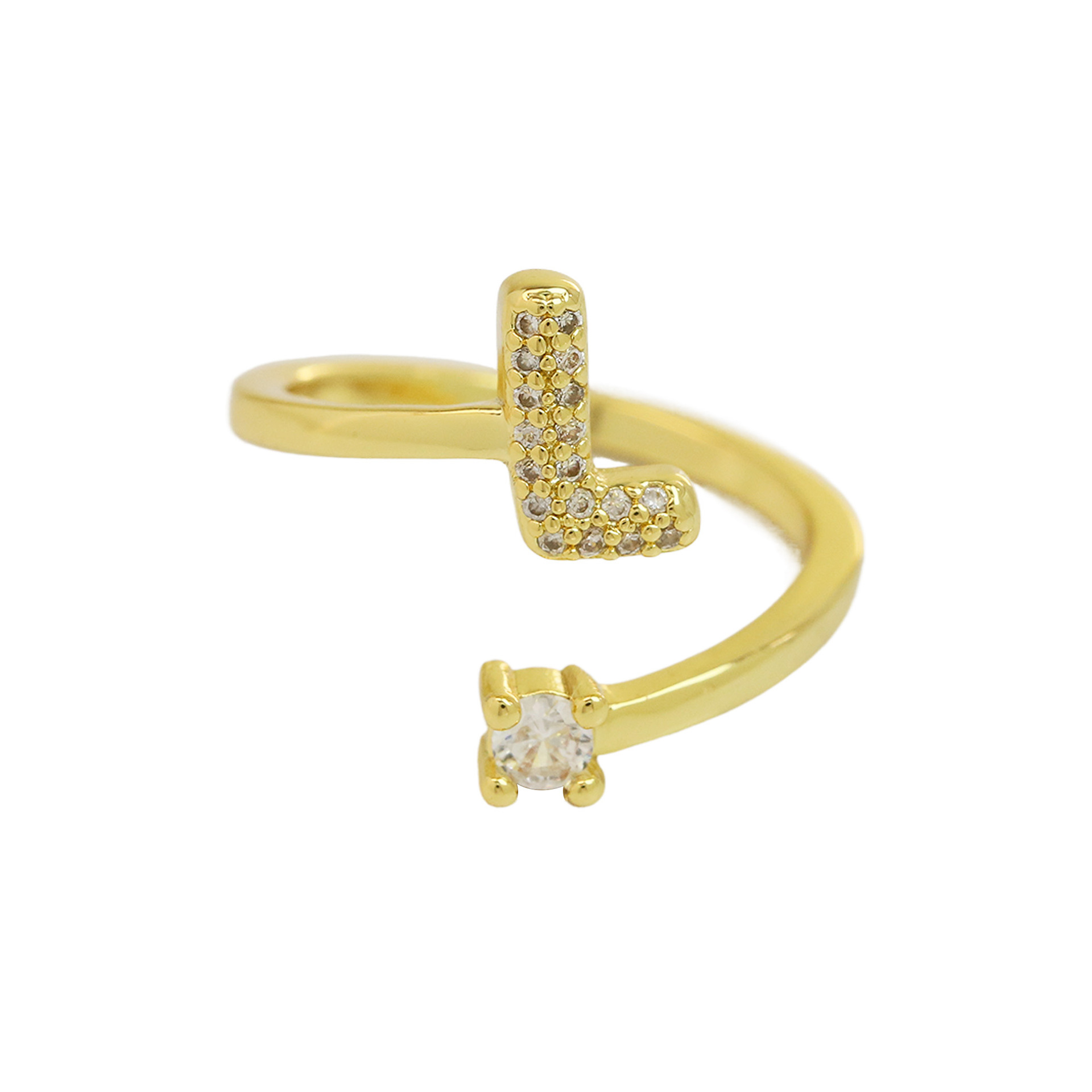 Bubble Initial Wrap Ring