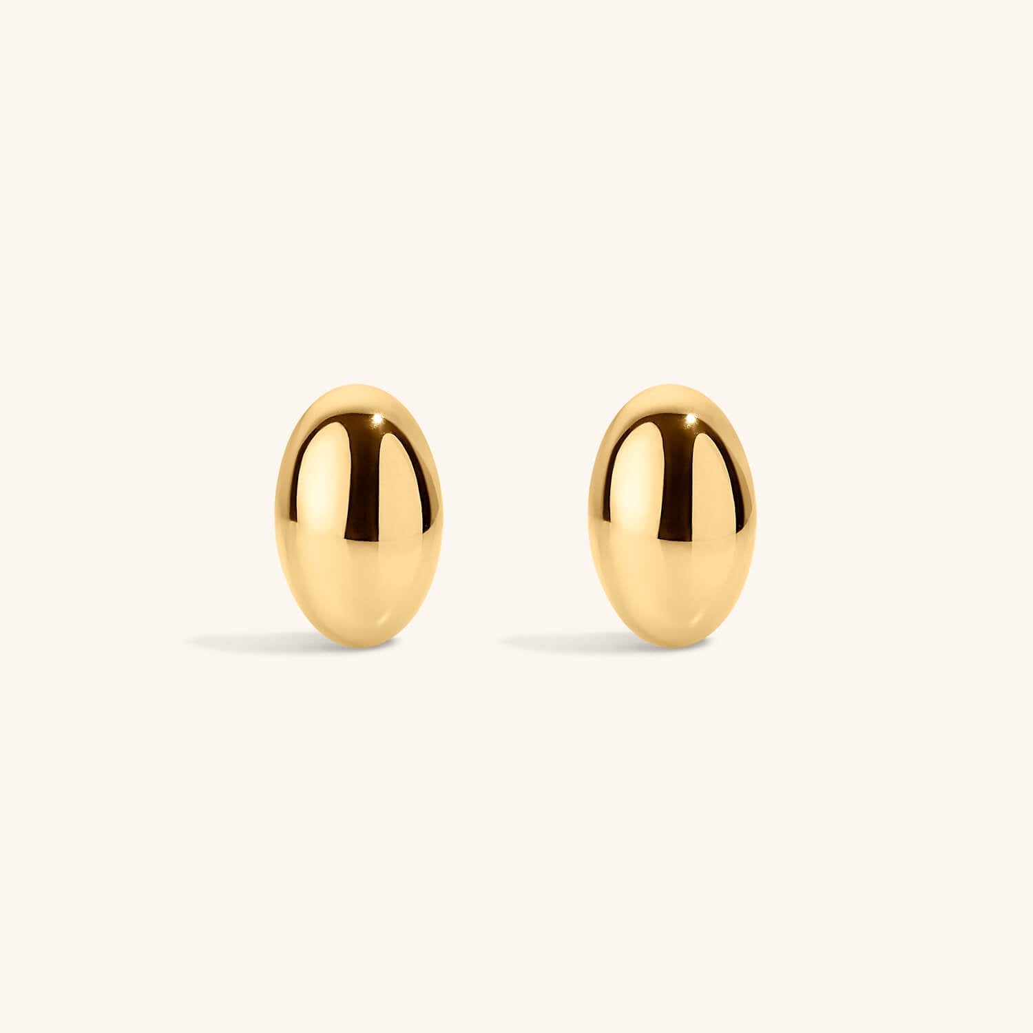 Oversized Oval Studs