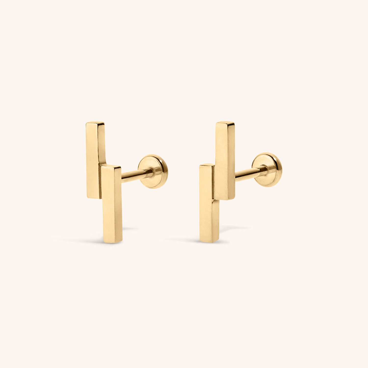 Modernist Nap Earrings Duo