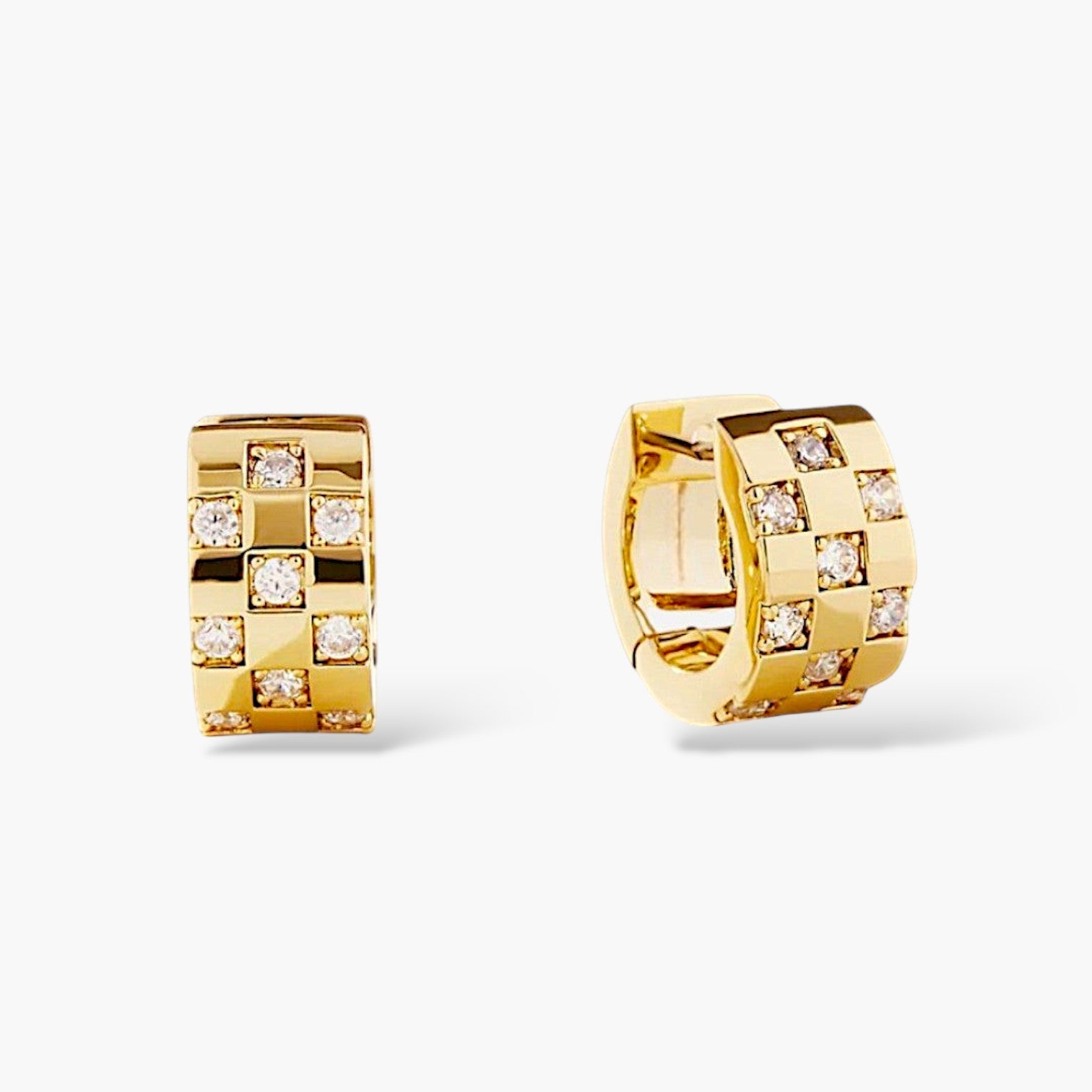 Celine Small Hoop Earrings in 18K Gold