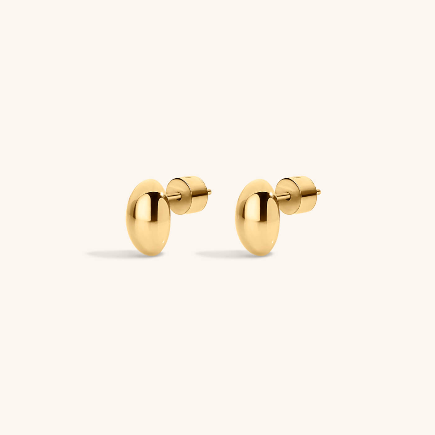 Oval Studs – Gold