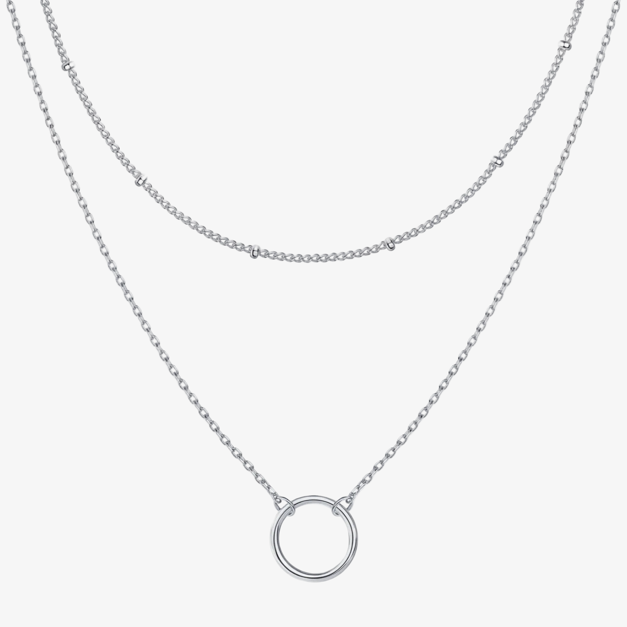 Minimal Duo Layered Necklace