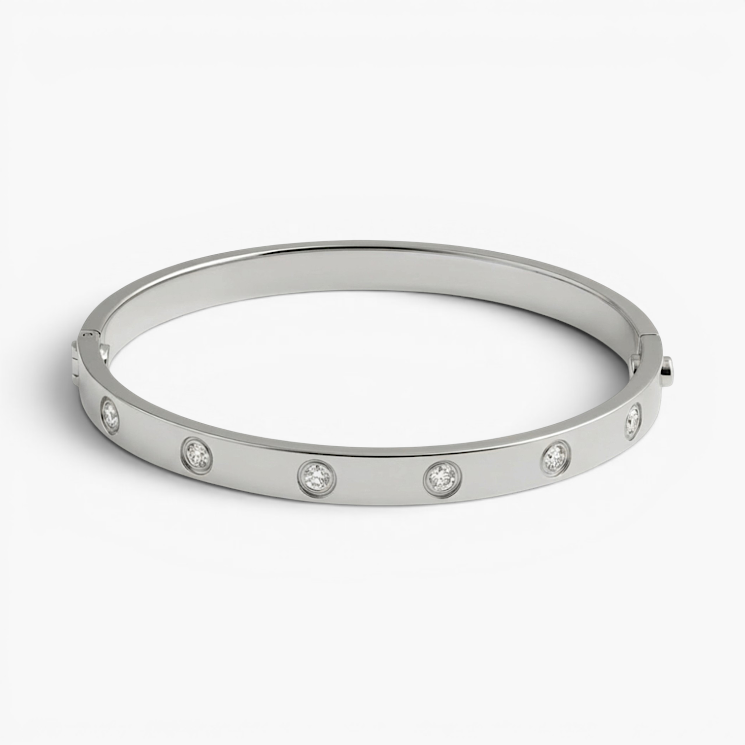 Cubic Zirconia Bangle Bracelet