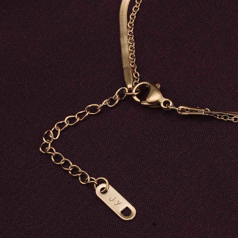 Circle Ring Double Layer Necklace