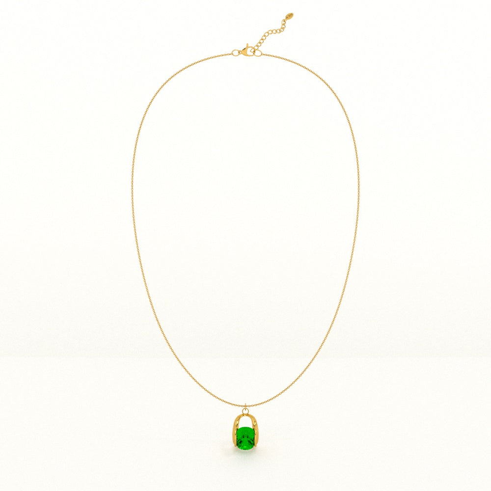 Regal Emerald Necklace