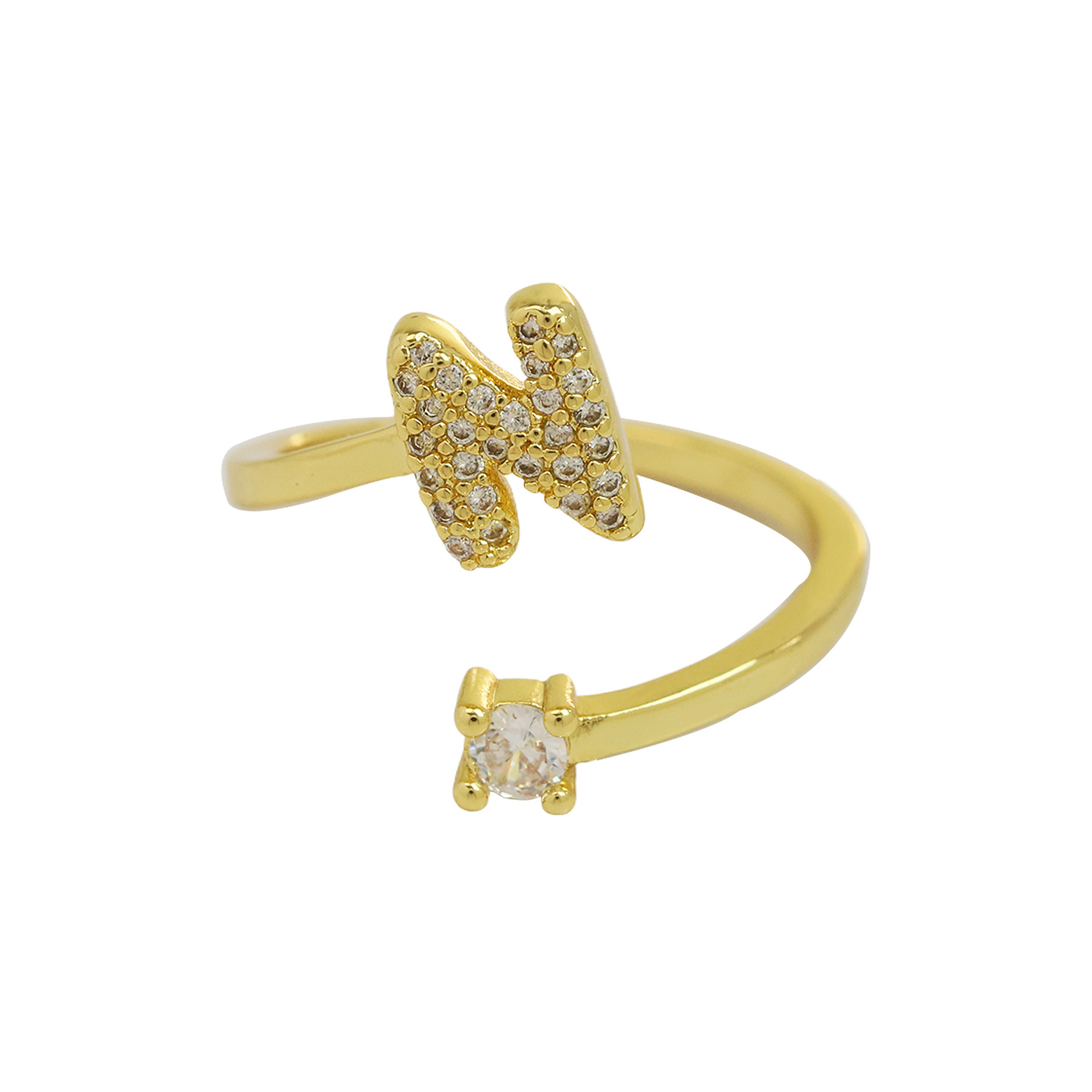 Bubble Initial Wrap Ring
