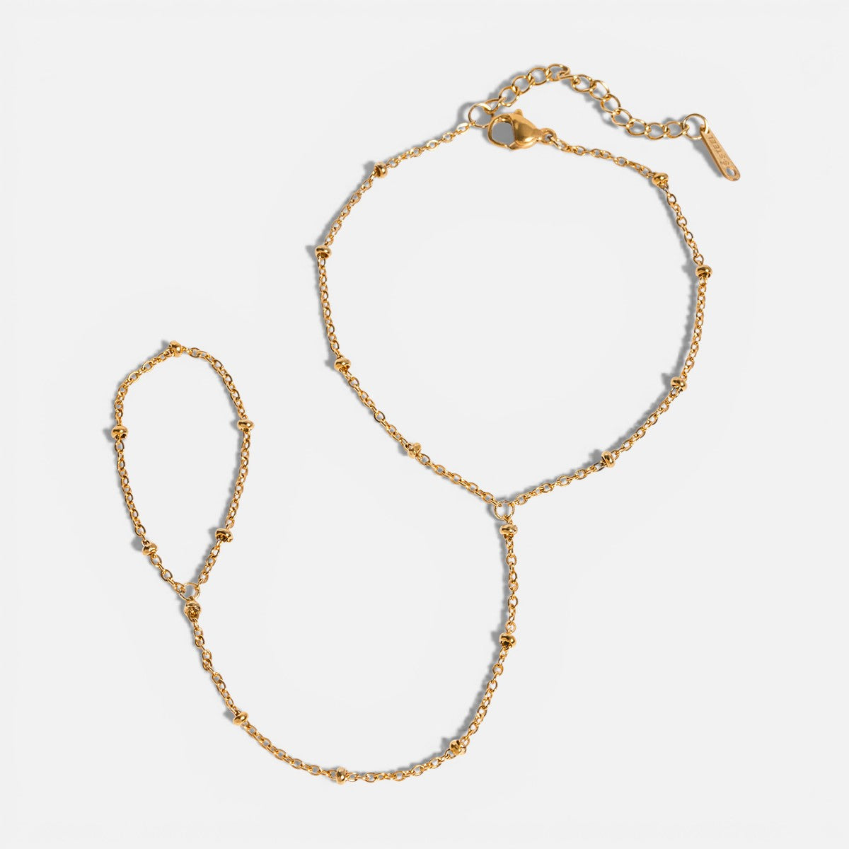 Satellite Hand Chain Bracelet Ring