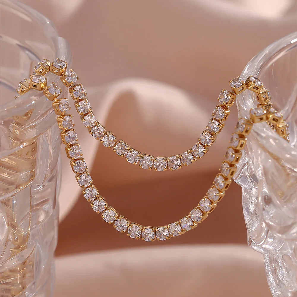 Classic Tennis Sparkle Necklace
