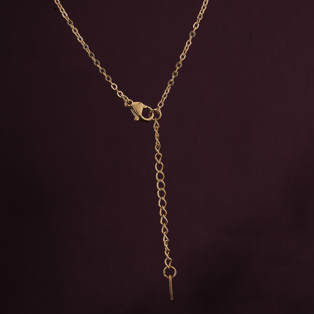 Medium Black Heart Necklace
