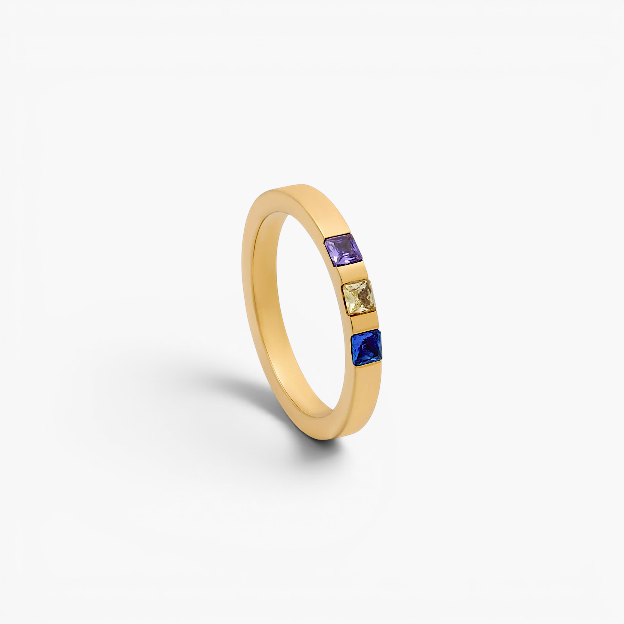 Birthstone Stacking Band Ring