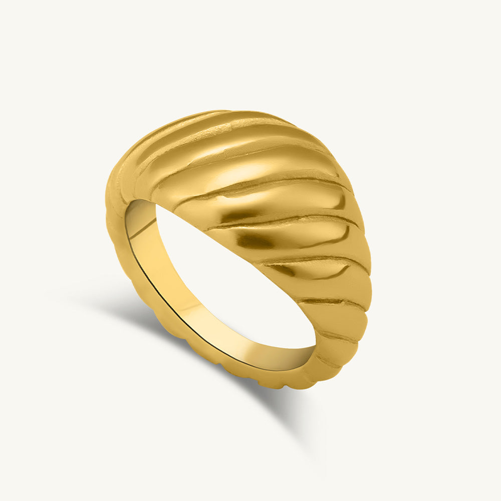 Croissant Dome Ring – 5