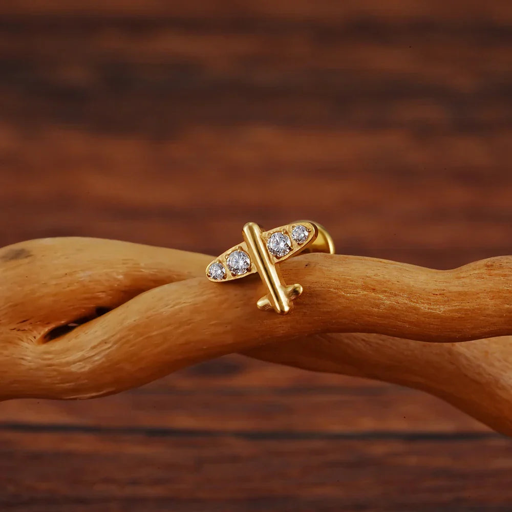 Aervia Airplane Cartilage Stud