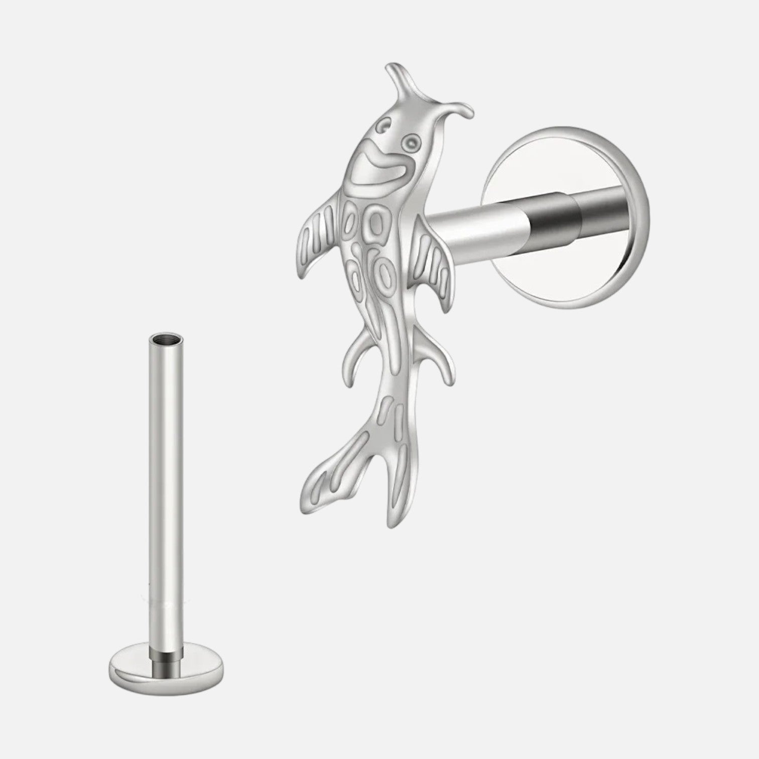 Arowisp Koi Fish Flat Back Stud