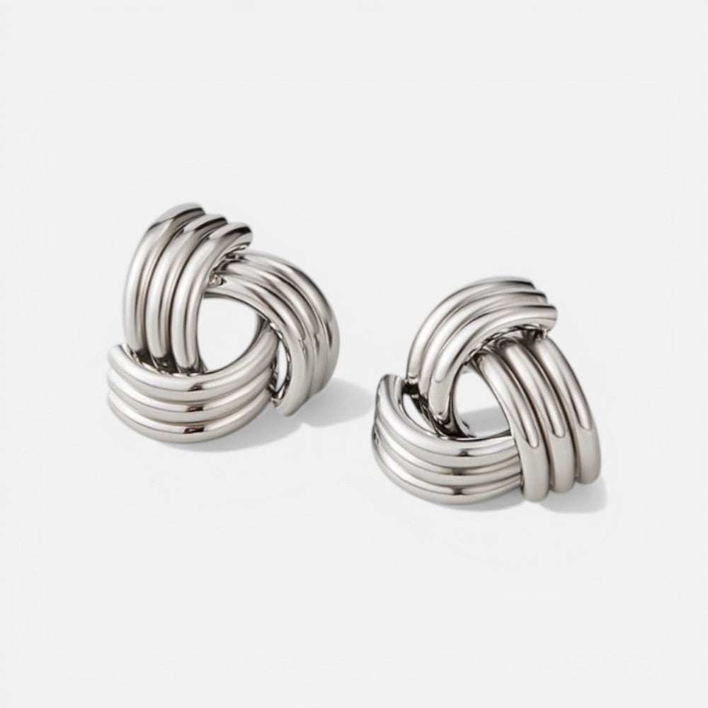 Velisse Maxi Twist Stud Earrings