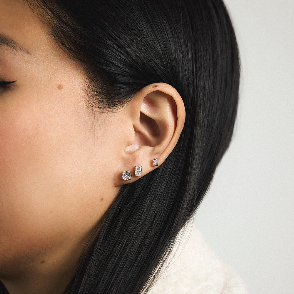 Celestial Crystal Cushion Nap Earrings