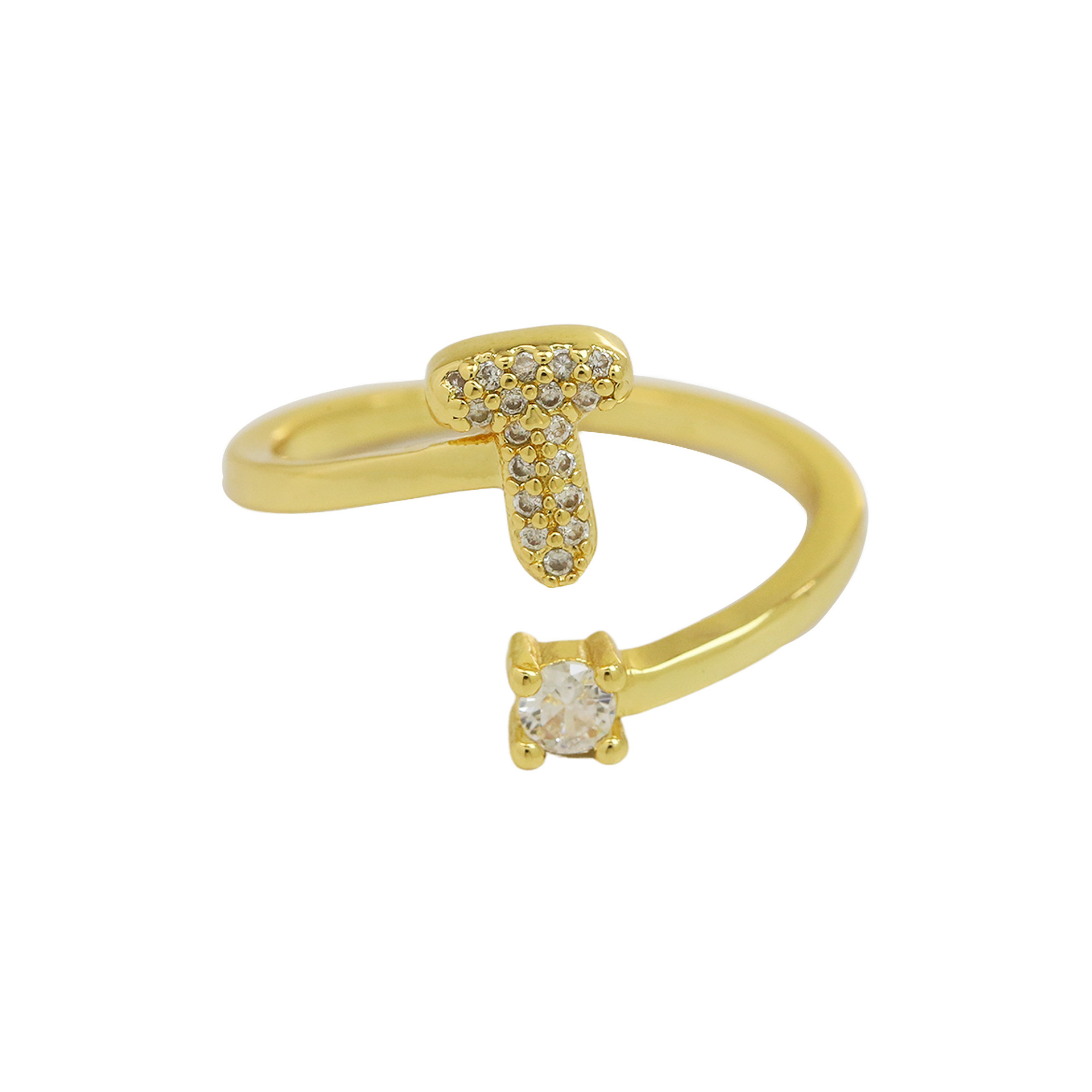 Bubble Initial Wrap Ring