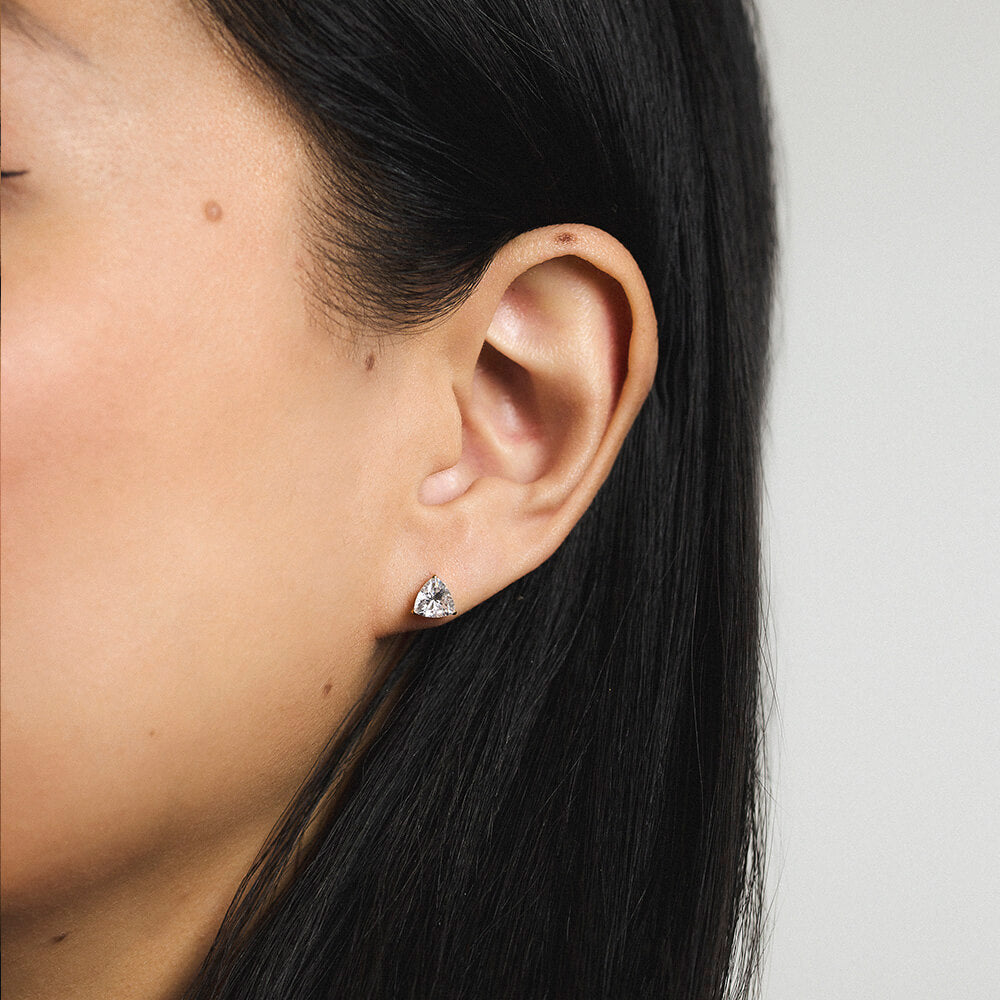 Celestial Crystal Trillion Nap Earrings