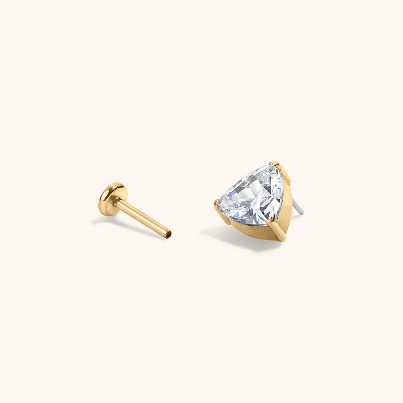 Celestial Crystal Trillion Nap Earrings