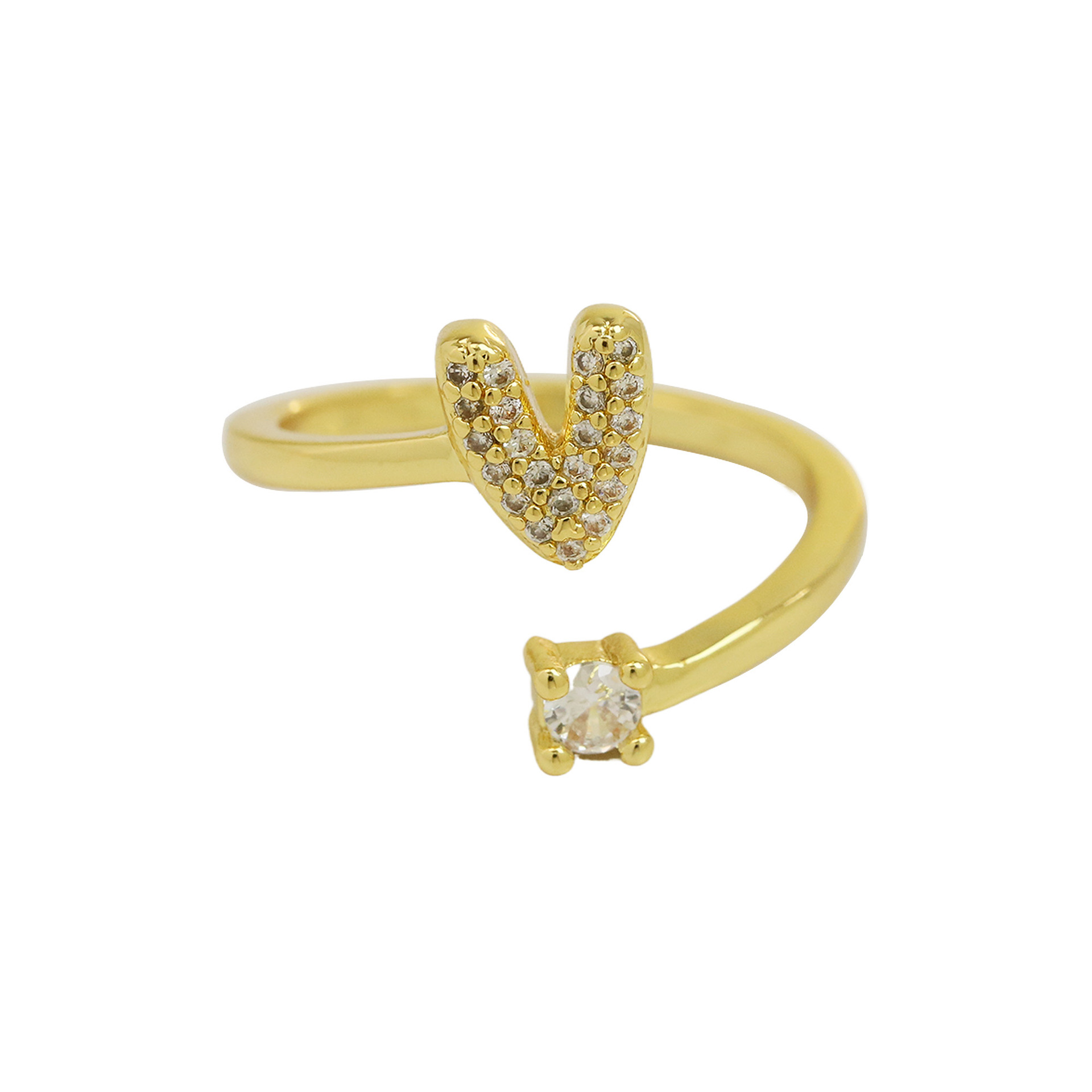 Bubble Initial Wrap Ring