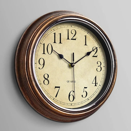 Vintage Silent Wall Clock | Elegant Home Decoration 0