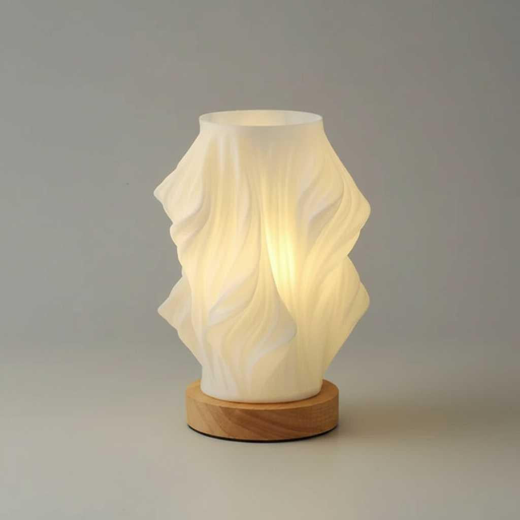 Wavecrest | Contemporary Table Lamp for Bedside or Desk