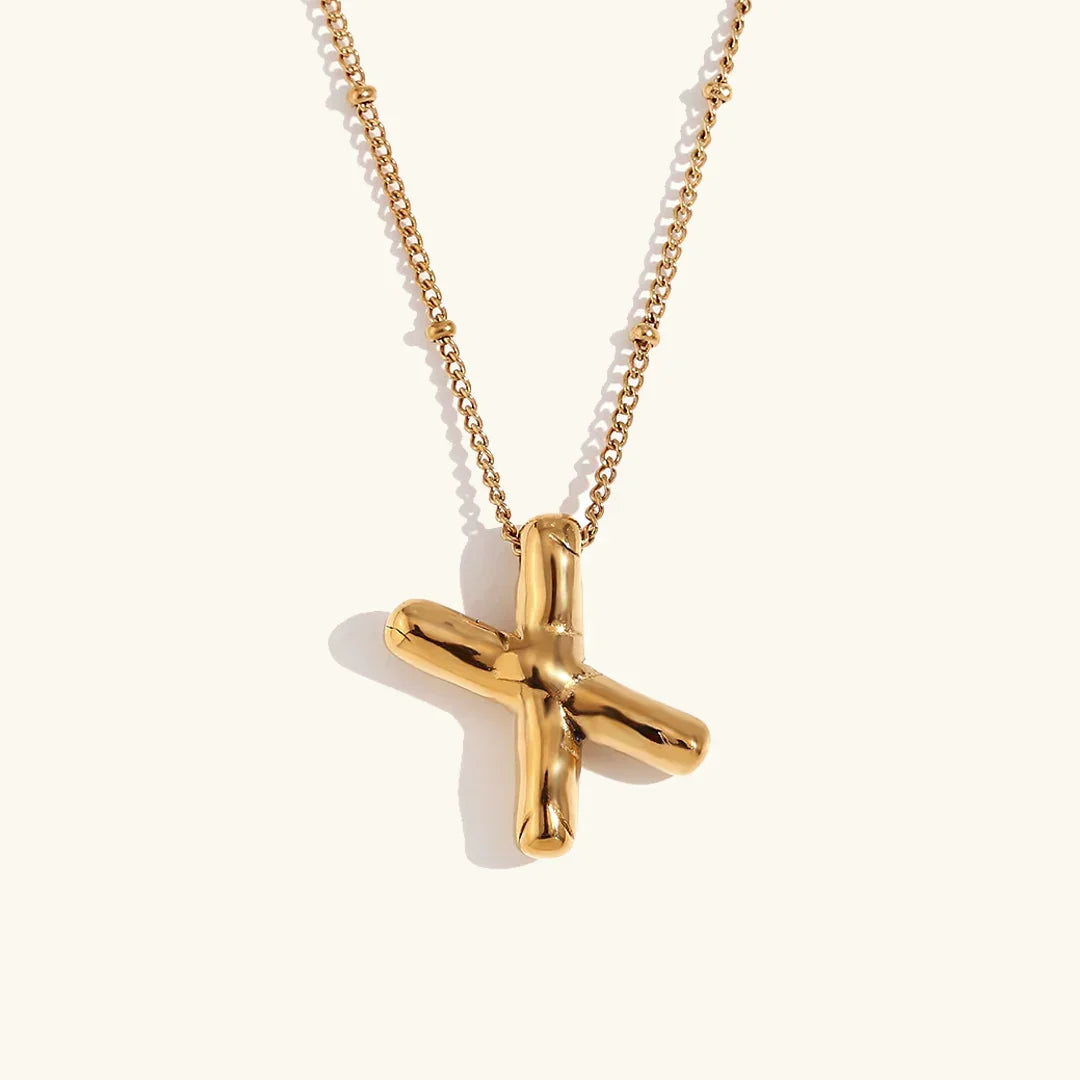 Balloon Initial Pendant Necklace
