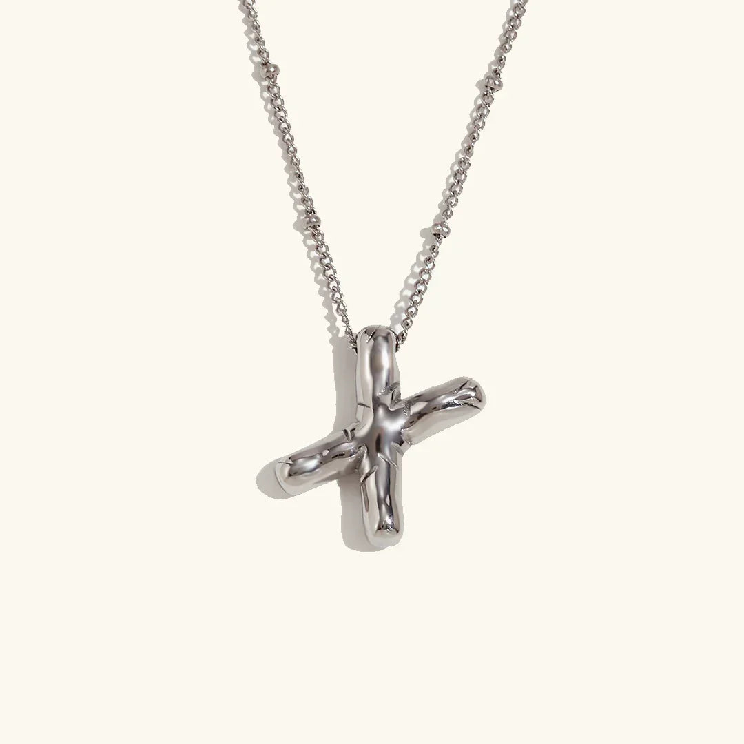 Balloon Initial Pendant Necklace