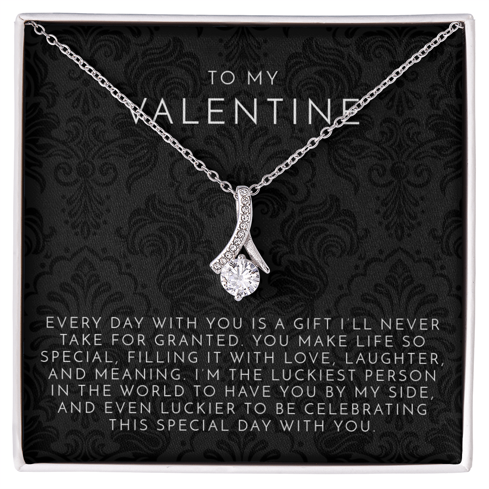 To My Valentine (Every Day With You) – 14K White Gold Finish