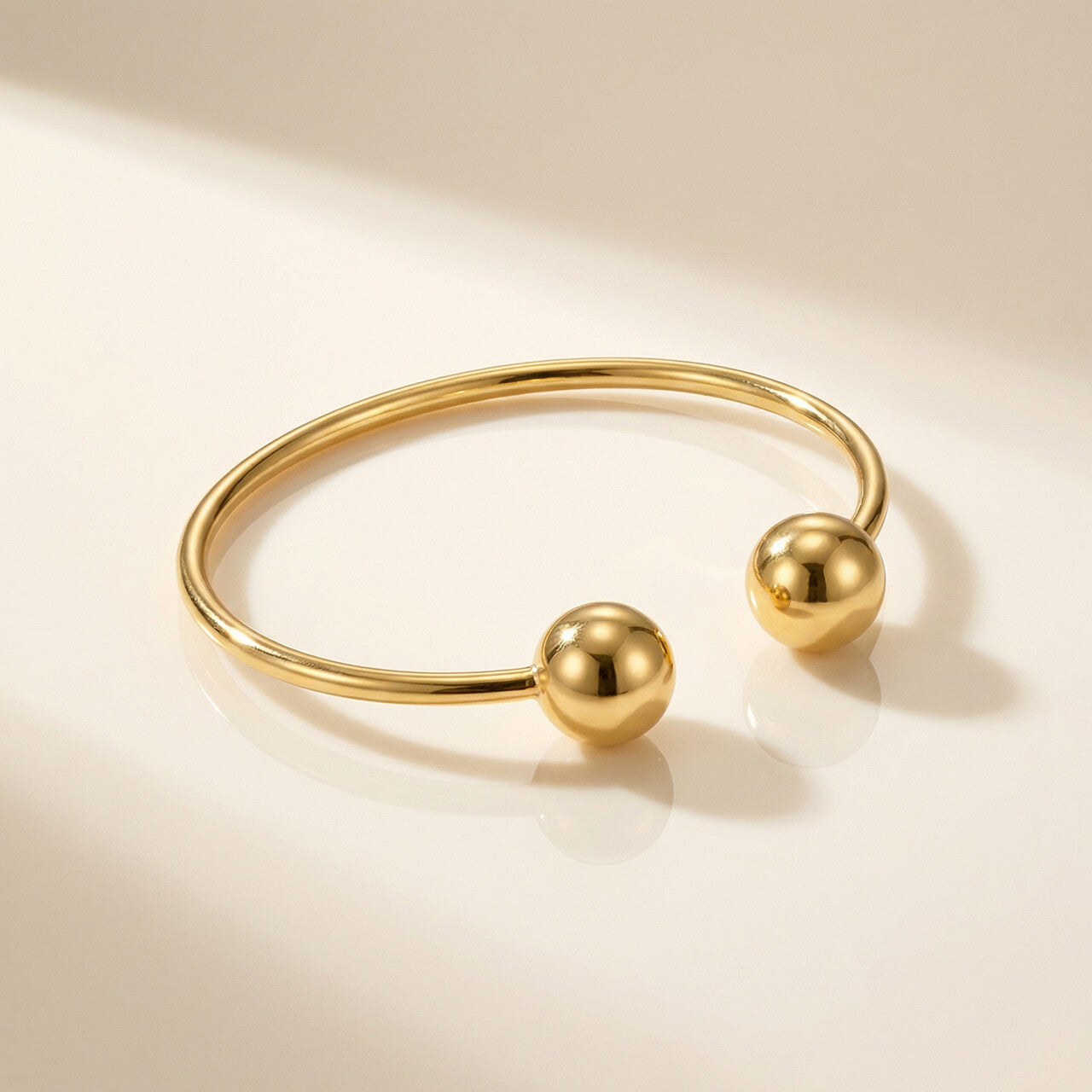 Ball Cuff Bangle Bracelet